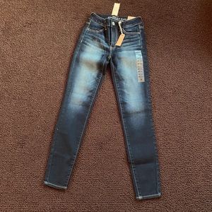 American Eagle Hi-Rise super stretch 00 NWT